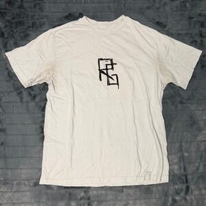 Rawgear Graphic T-Shirt Mens Large Light Grey RG Logo Limited To The Unlimitless